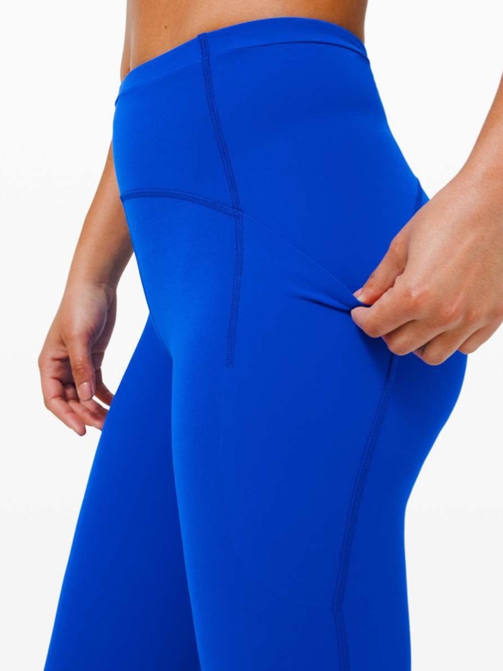 Lululemon Swift Speed High-Rise Run Tight 28" Cerulean Blue Full Length 4 Small - Picture 6 of 11
